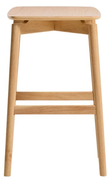 LÉTO -15% Kave Home Dřevěná barová židle Evera 66 cm