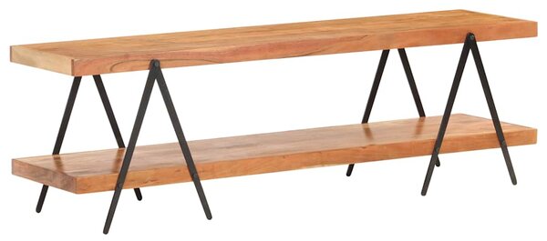 TV stolek 160 x 40 x 50 cm masivní akáciové dřevo 320500