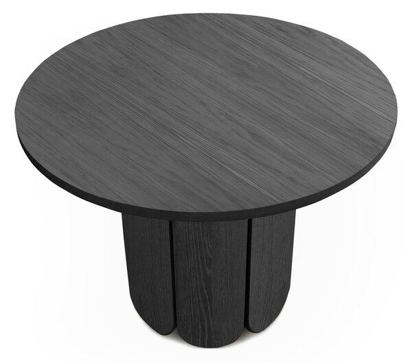 Kulatý jídelní stůl v dekoru dubu ø 98 cm Soft – Woodman