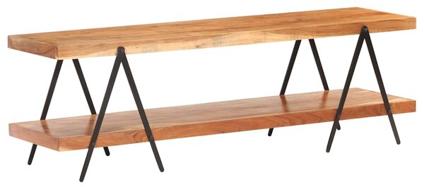 TV stolek 160 x 40 x 50 cm masivní akáciové dřevo 320500