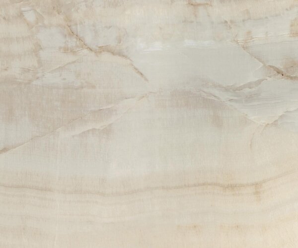 DELIFE Konferenční stolek Edge kulatý 100×100 cm keramika onyx champagne Trive nerezová ocel kartáčovaná
