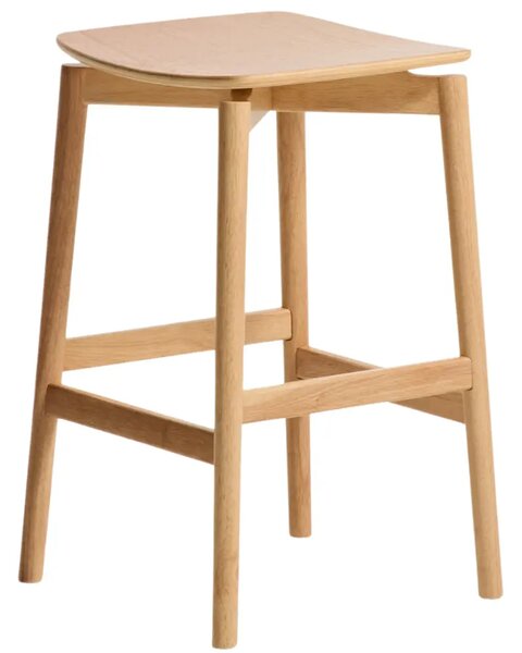 LÉTO -15% Kave Home Dřevěná barová židle Evera 66 cm