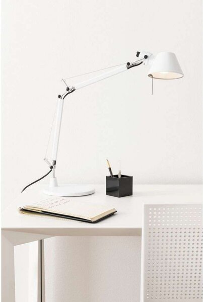 Stolní lampa Artemide, Metalická, Pracovna, Hliník