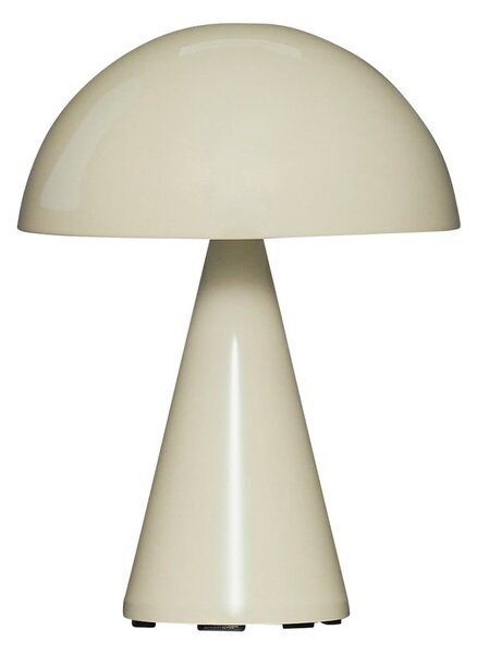 Krémová LED stmívatelná stolní lampa (výška 20 cm) Mush – Hübsch