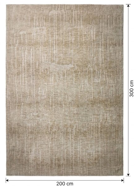 Kave Home Béžový koberec Eriana 200 x 300 cm