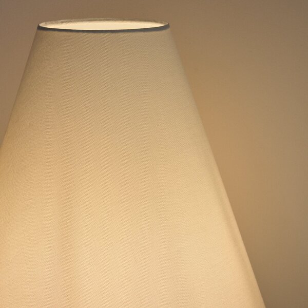 Kave Home Hnědá kovová stojací lampa Navat 153 cm