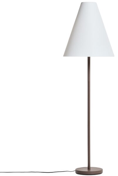 Kave Home Hnědá kovová stojací lampa Navat 153 cm