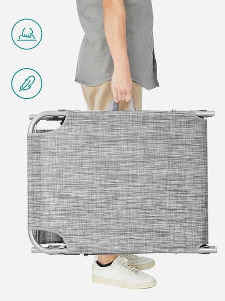 OPALOVACÍ LEHÁTKO kov, textil Modante - Online Only zahradní nábytek, Online Only