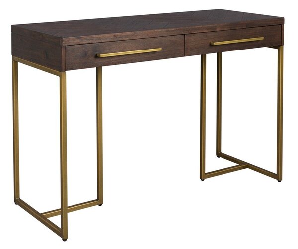 Konzolový stolek v dekoru akácie v tmavě přírodní barvě 45x120 cm Class – Dutchbone