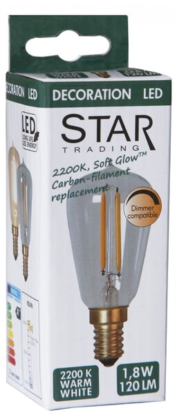 Retro LED žárovka E14 (stmívatelná)