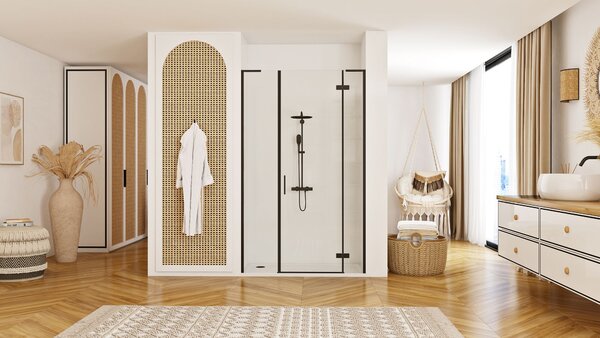 Sprchové Dveře Rea Hugo 110 Black