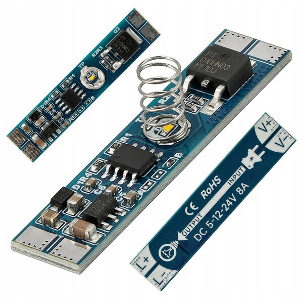 Stmívač pro LED pásky 12/24v 8a zap/vyp