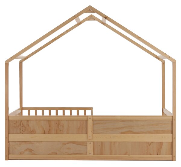 Dětská postel 90 cm Burgues (přírodní) (s roštem) (s úl. prostorem)