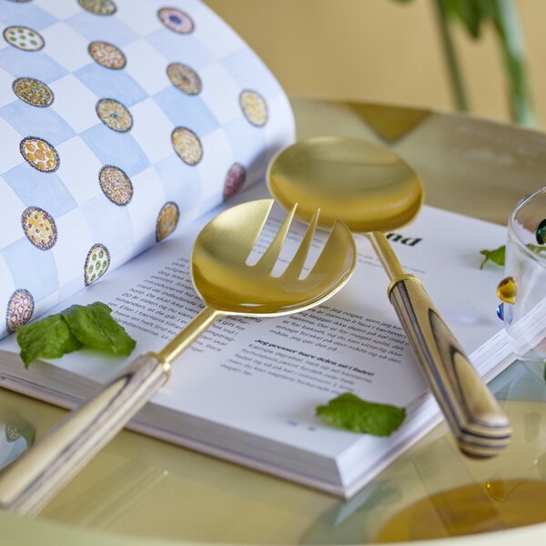 Servírovací příbor na salát Fumio – set 2 ks