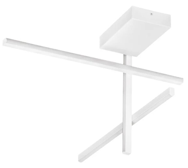 Nova Luce Bílé kovové stropní LED světlo Antama 51 cm