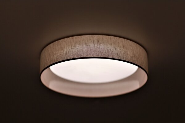 Duolla - LED Stropní svítidlo ROLLER LED/24W/230V pr. 45 cm béžová