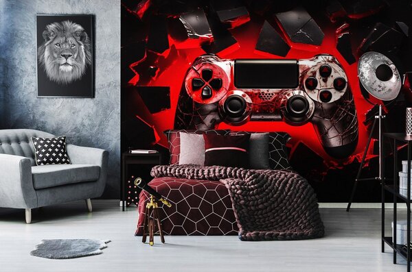 Fototapeta vliesová: Teen Boys Gaming Pad - 104x152,5 cm