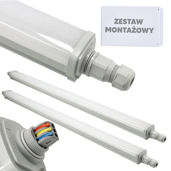 2x LED svítidlo PHILIPS 30W 125cm 3600lm IP65 4000k