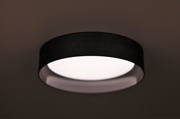 Duolla - LED Stropní svítidlo ROLLER LED/24W/230V pr. 45 cm antracit