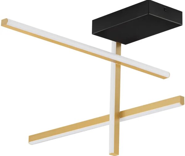 Nova Luce Zlaté kovové stropní LED světlo Antama 51 cm