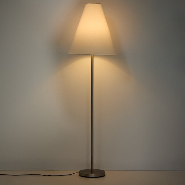 Kave Home Bronzová kovová stojací lampa Navat 153 cm