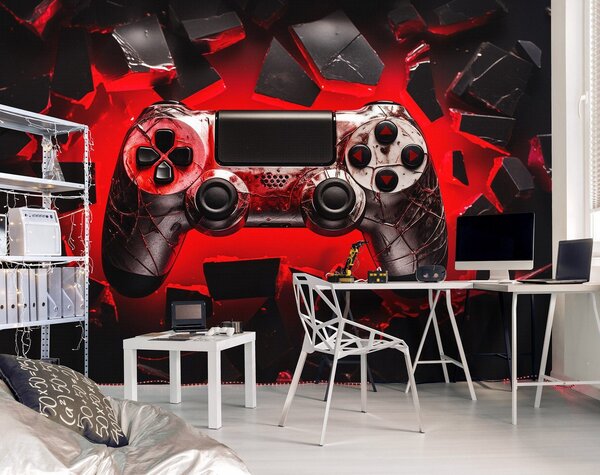 Fototapeta vliesová: Teen Boys Gaming Pad - 104x152,5 cm