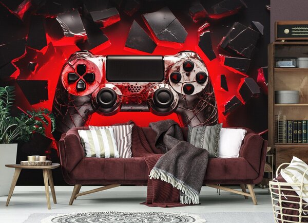 Fototapeta vliesová: Teen Boys Gaming Pad - 104x152,5 cm