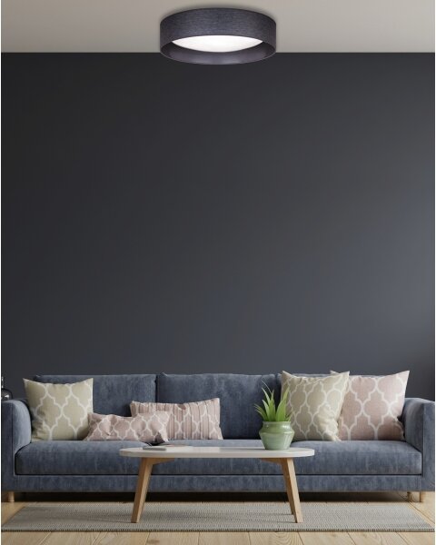 Duolla - LED Stropní svítidlo ROLLER LED/24W/230V pr. 45 cm antracit