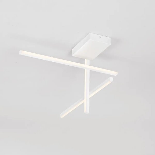 Nova Luce Bílé kovové stropní LED světlo Antama 51 cm