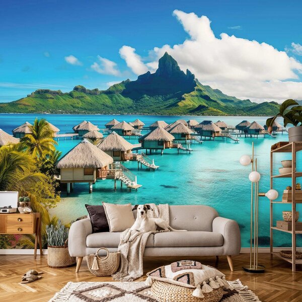 Fototapeta vliesová: Paradise Island - 208x146 cm