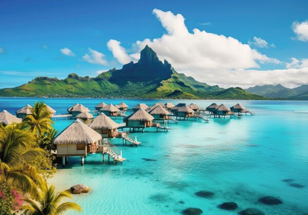 Fototapeta vliesová: Paradise Island - 208x146 cm