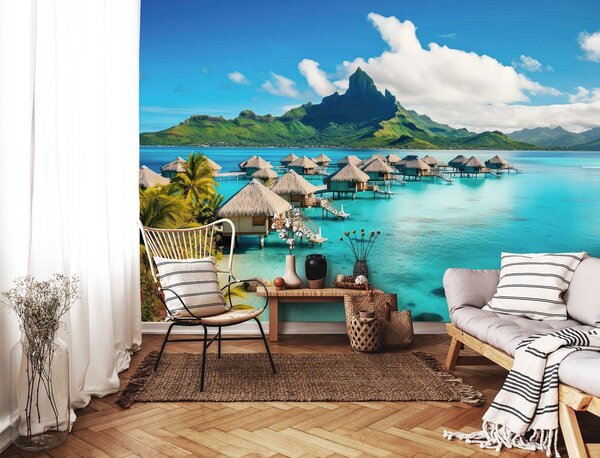 Fototapeta vliesová: Paradise Island - 208x146 cm