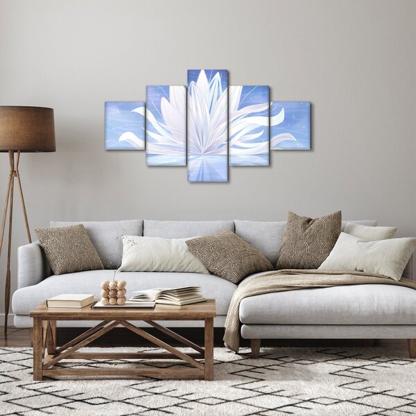 Obraz - Lotusový květ (125x70 cm)