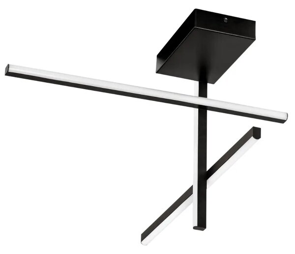 Nova Luce Černé kovové stropní LED světlo Antama 51 cm