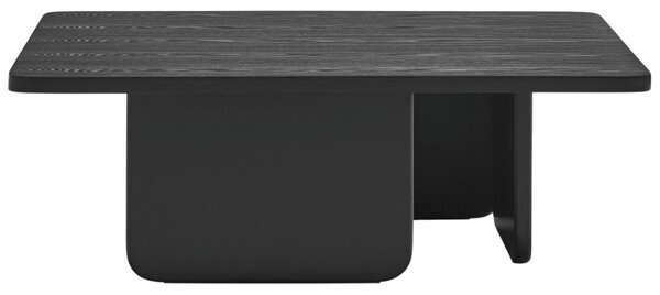 Teulat Černý dřevěný konferenční stolek Arq 100 x 100 cm
