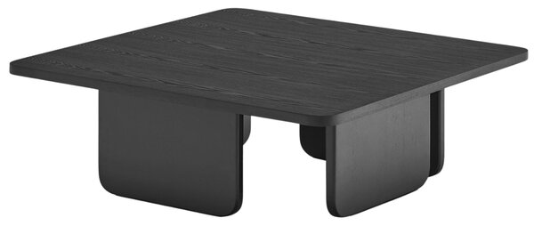 Teulat Černý dřevěný konferenční stolek Arq 100 x 100 cm