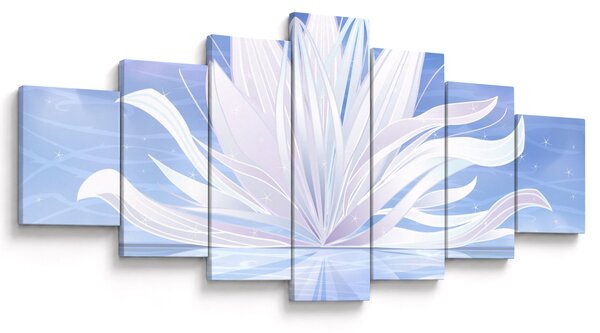 Obraz - Lotusový květ (210x100 cm)