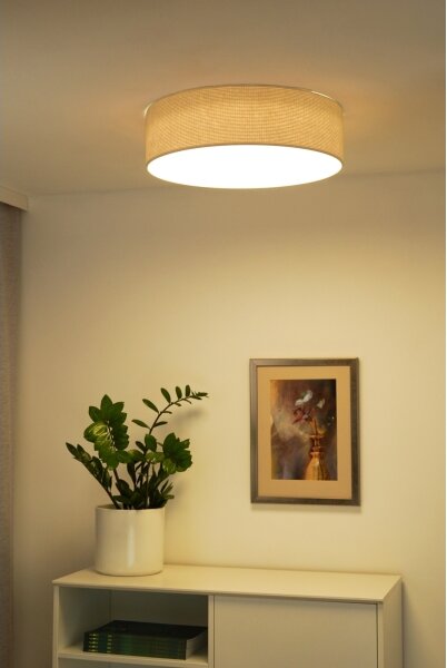 Duolla - LED Stropní svítidlo CORTINA LED/26W/230V pr. 30 cm 4000K krémová