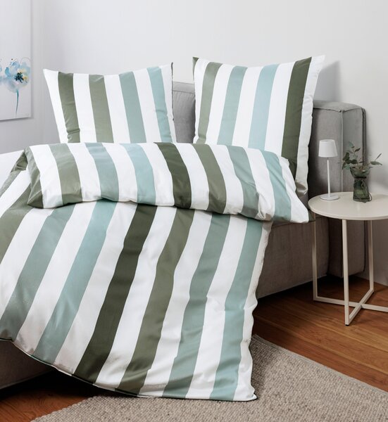 POVLEČENÍ, makosatén, šalvějově zelená, 135/200 cm Janine - Online Only povlečení, Online Only