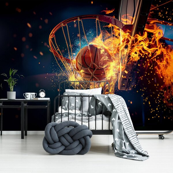 Fototapeta vliesová: Sport Basketball - 312x219cm
