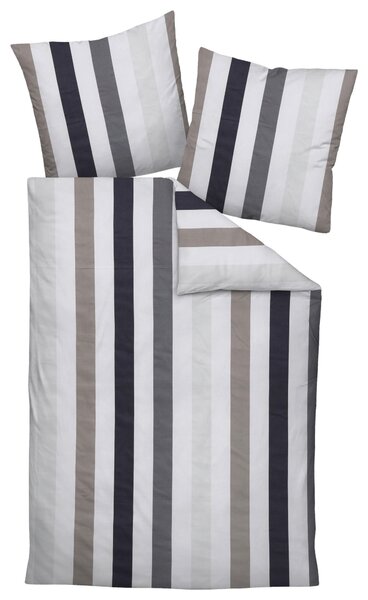 POVLEČENÍ, makosatén, šedá, 135/200 cm Janine - Online Only povlečení, Online Only