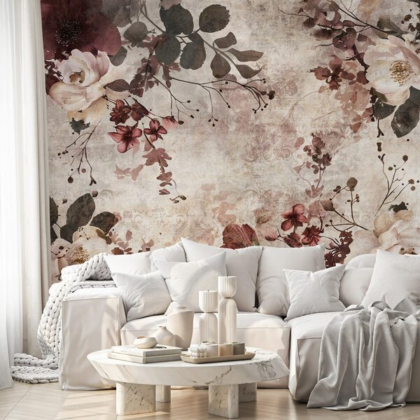 Fototapeta vliesová: Flowers Composition Structure - 416x254 cm