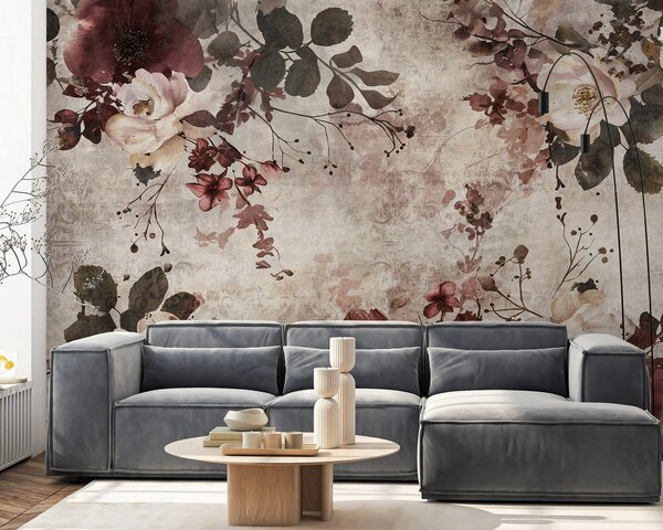 Fototapeta vliesová: Flowers Composition Structure - 416x254 cm