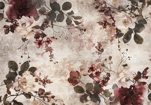 Fototapeta vliesová: Flowers Composition Structure - 416x254 cm
