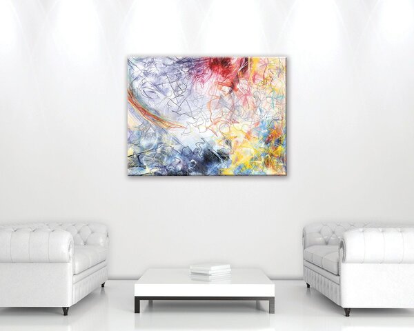 Obraz na plátně: Moderní abstrakce (3) - 80x60 cm