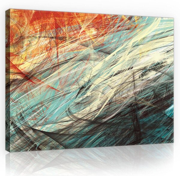Obraz na plátně: Moderní abstrakce (1) - 80x60 cm