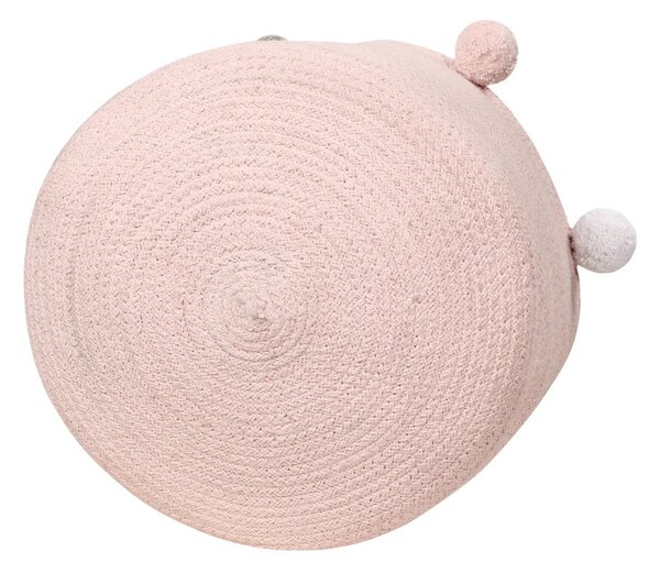 Světle růžový látkový dětský koš na hračky ø 30x30 cm Bubbly – Lorena Canals
