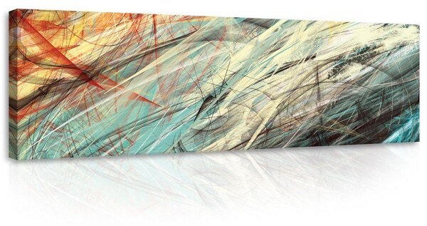 Obraz na plátně: Moderní abstrakce (1) - 145x45 cm