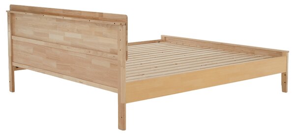Manželská postel 180 cm Novedades (přírodní) (s roštem)