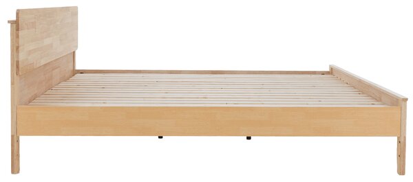 Manželská postel 180 cm Novedades (přírodní) (s roštem)